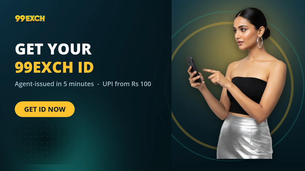99Exch new ID registration steps shown on a mobile screen