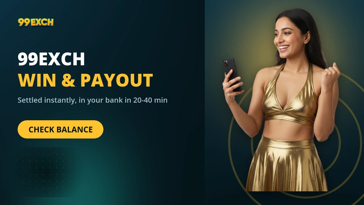 99Exch win payout being counted after a settled cricket market