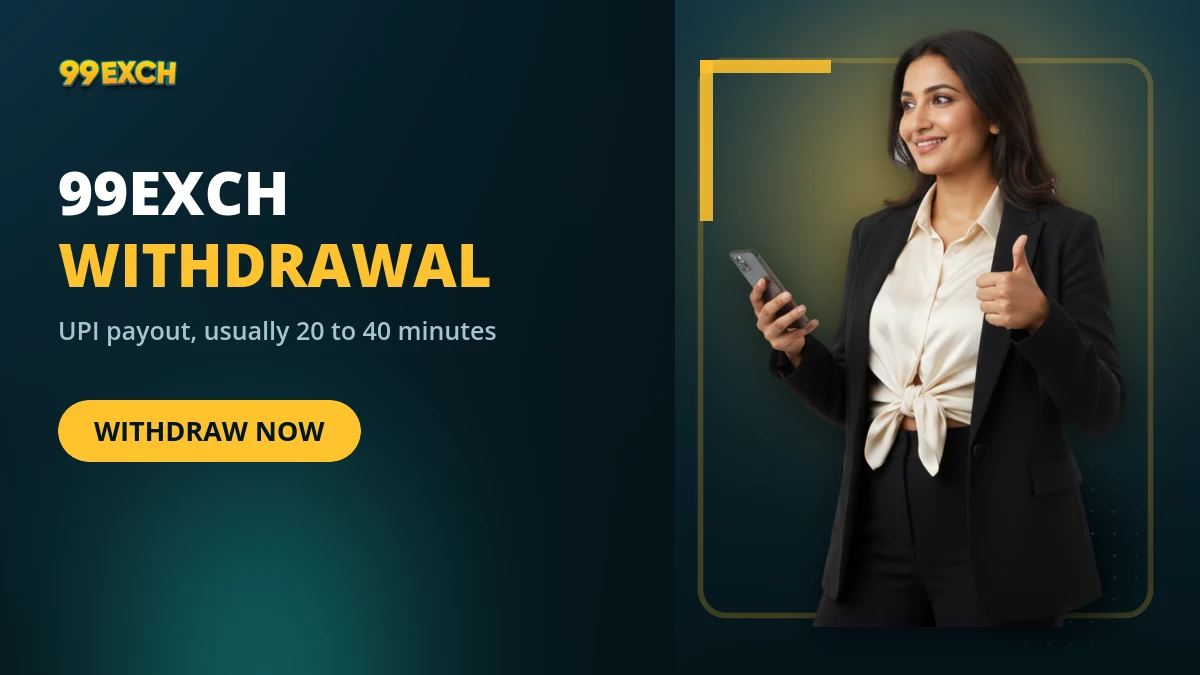 99Exch withdrawal request being approved for a UPI payout