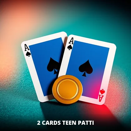 2 Cards Teen Patti table on 99Exch